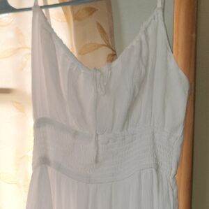 Hollister White Maxi Dress